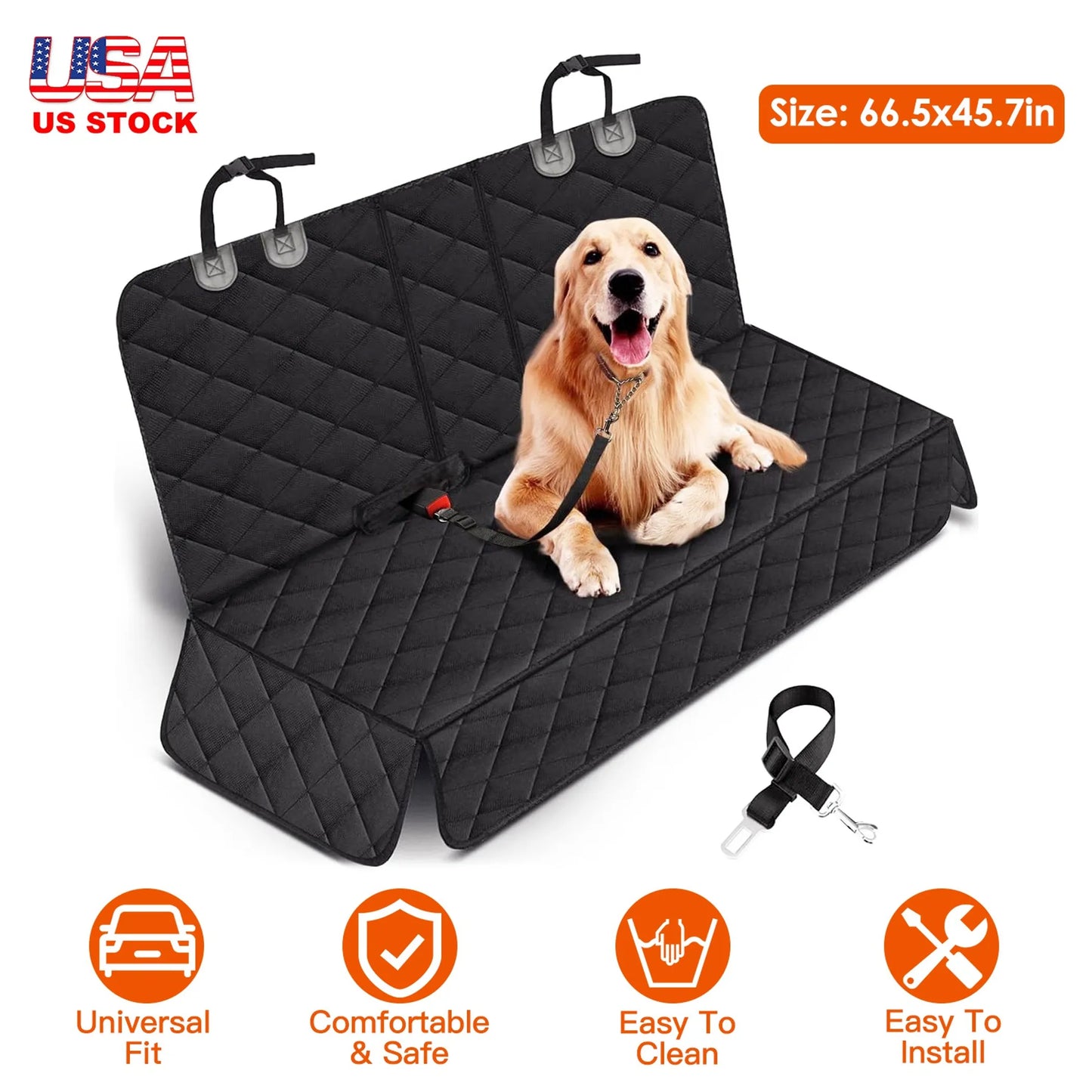Dog Car Seat Cover Waterproof Scratchproof