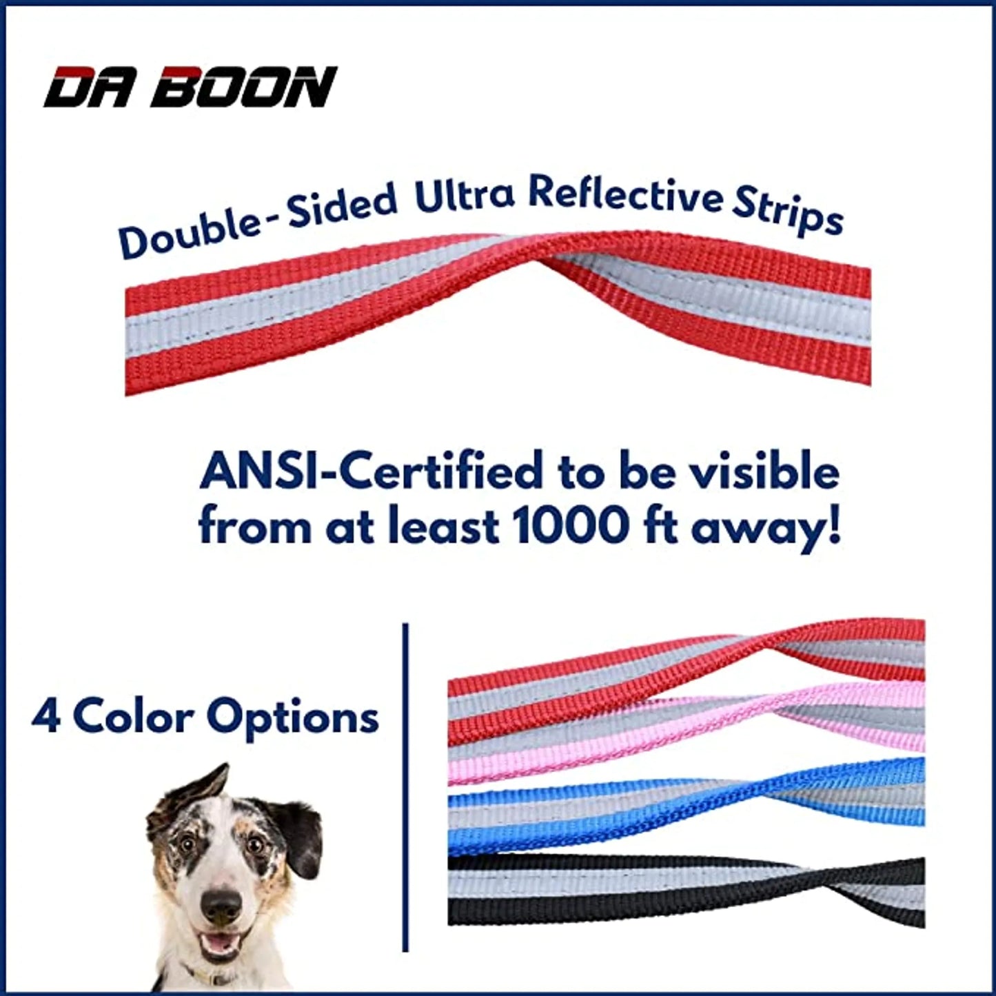 Da Boon Double-Sided Reflective Leash