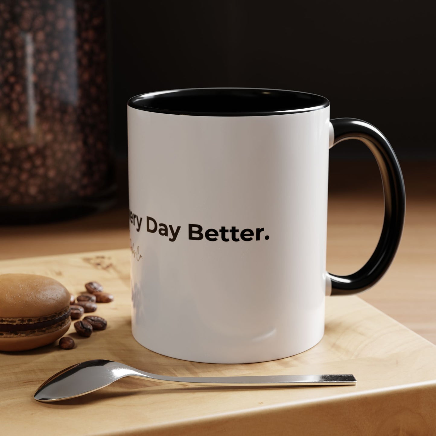 Coffee Mug – "Paws Make Every Day Better" Accent Ceramic Mug (11/15 oz)