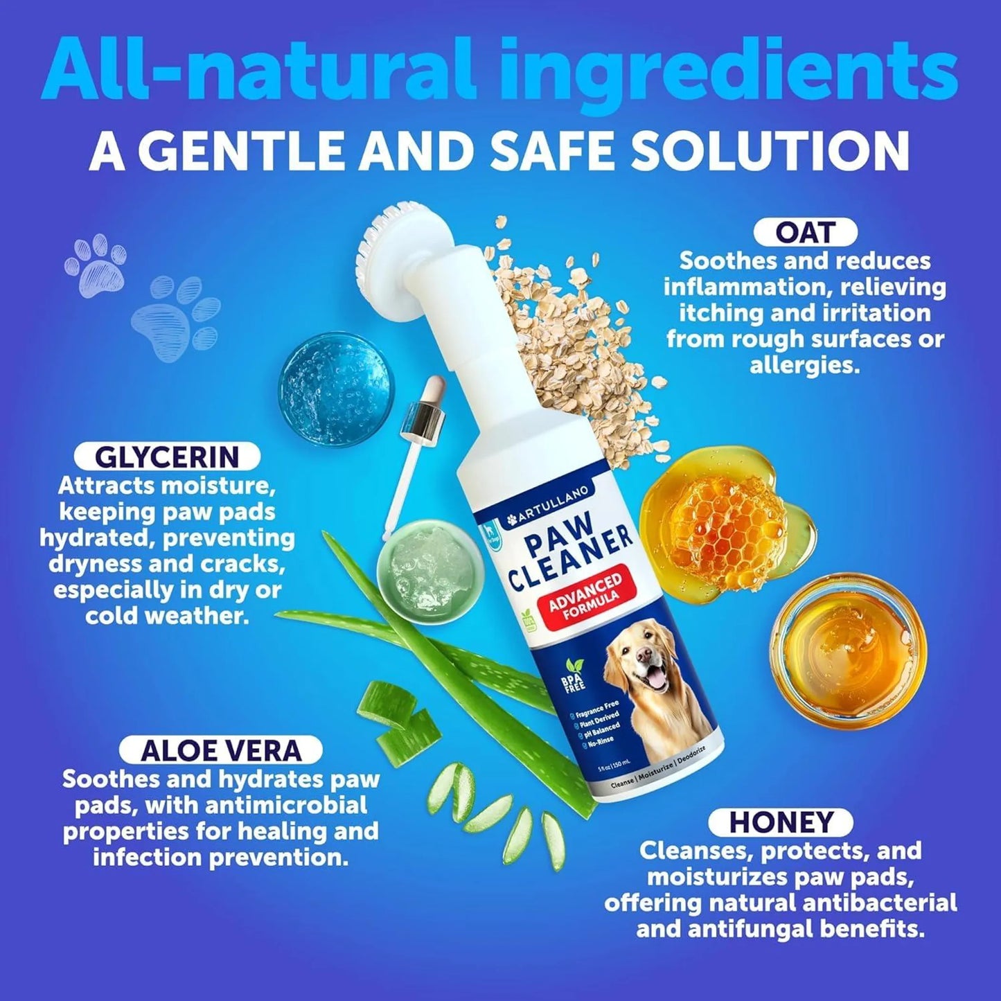 Artullano Paw Cleaner for Dogs
