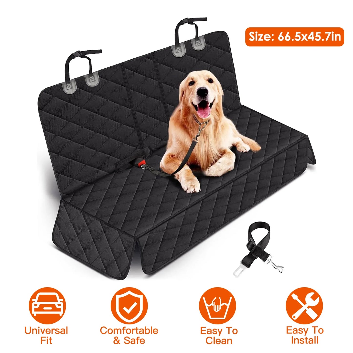 Dog Car Seat Cover Waterproof Scratchproof