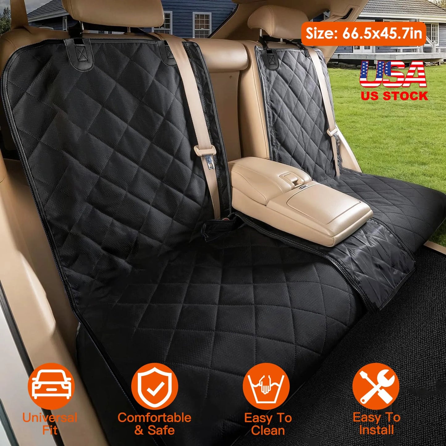 Dog Car Seat Cover Waterproof Scratchproof